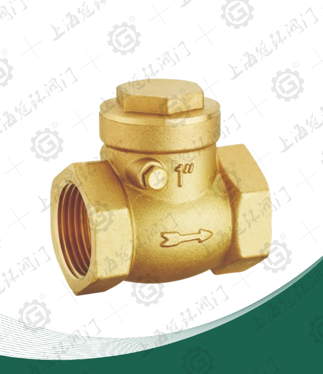 Brass horizontal check valve