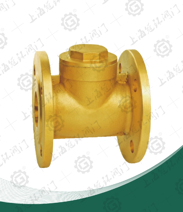 Brass flanged check valve