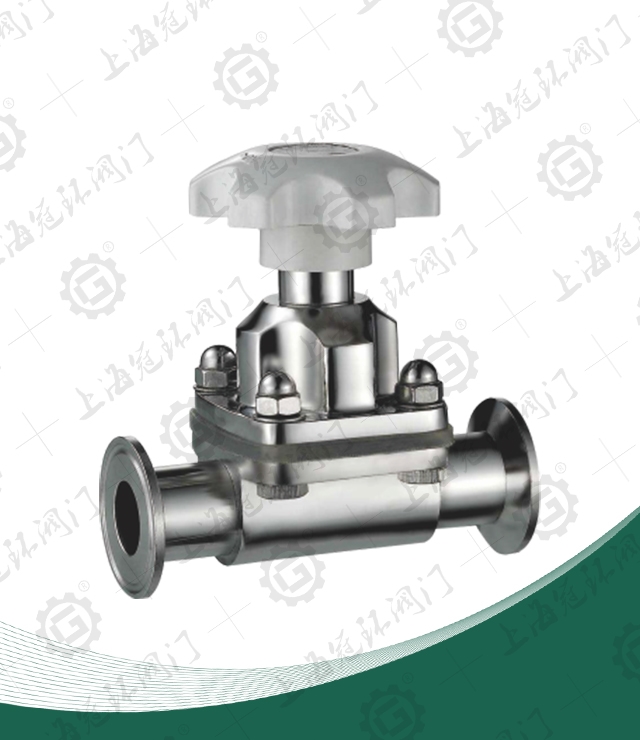 Sanitary grade quick installation diaphragm valve