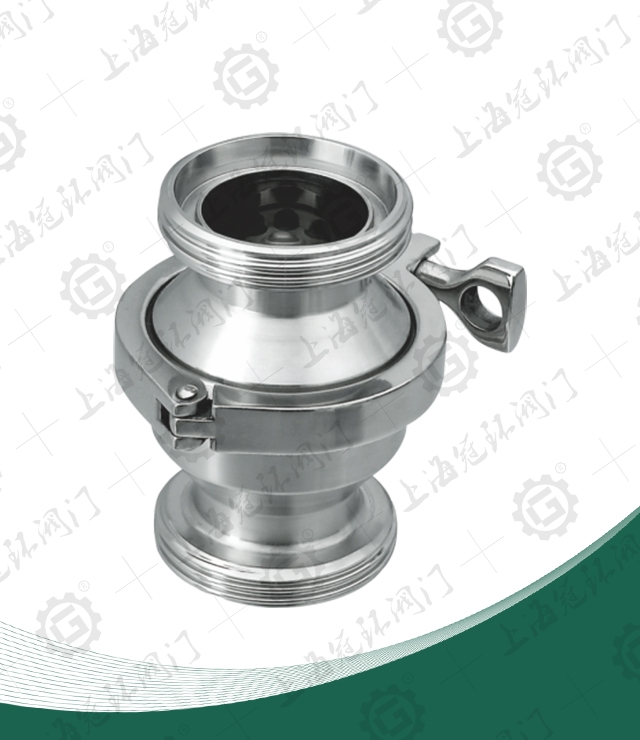 Sanitary threaded check valve