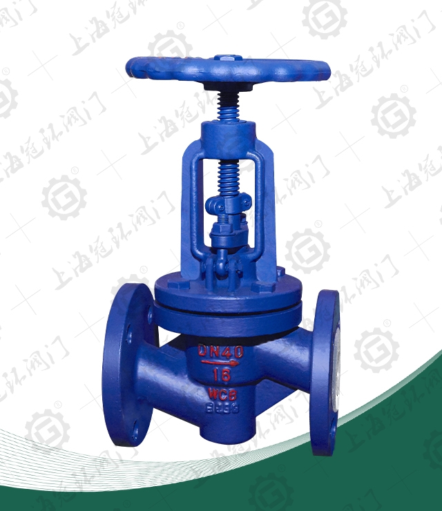 Fluorine lined globe valve